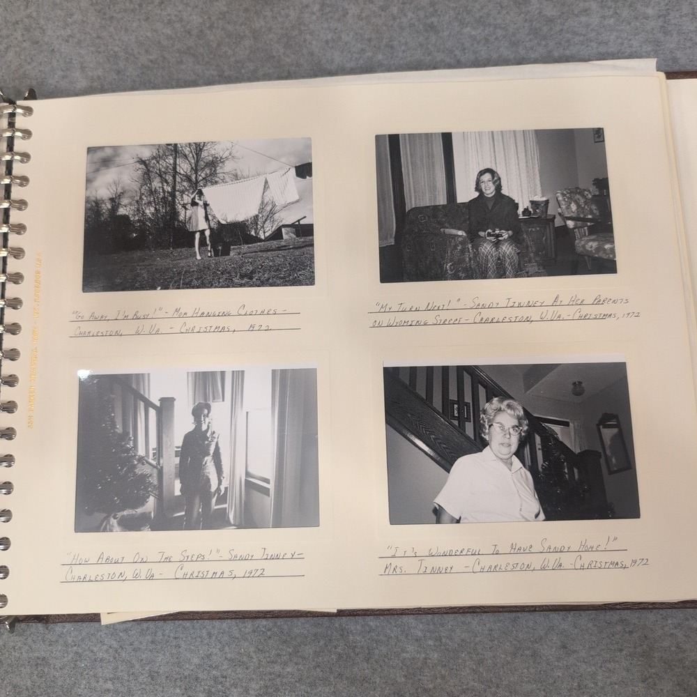 Vtg 1972-1973 Charleston WV Harrington Family Album USAF Col Patricia Harrington - Picture 9 of 16